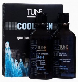 Подарочный набор TUNE COOL MEN Гель для душа 290 мл + Шампунь 290 мл