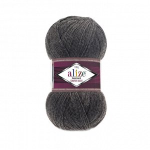 Alize Superwash Comfort Socks №182 темно-серый