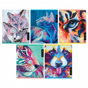 Тетрадь 80л., А5, клетка BG ""Cute art""