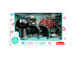 Набор детской посудки металл 668-В3