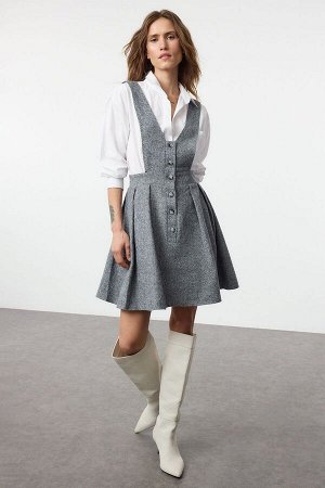 Мини-тканое платье