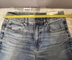 Strigid Super High-Waisted Baggy Straight Embellished Jean