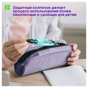 Циркуль Berlingo ""Instinct"" металлический, 135мм, мятный, блистер