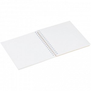 Скетчбук 60л., 150*150 MESHU ""Сute kitten"", на гребне, soft-touch, 120г/м2