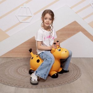 Попрыгун ZABIAKA ‎«Жирафик»,‎ 58x26x50 см, жёлтый