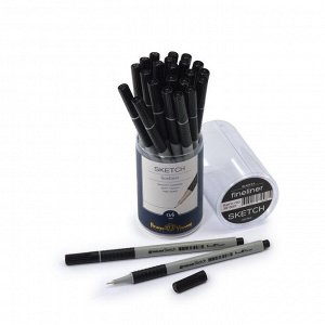 Ручка капиллярная Sketch FINELINER, узел 0.4 мм, стержень чёрный