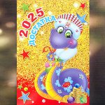 Календарь 12 листов с магнитной полоской №8