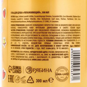 Гель для душа женский, 300 мл, аромат карамели, TeenBee