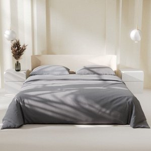 Постельное бельё Этель Евро Silver garden 200х215, 220х240, 50х70-2 шт, 100% хлопок, поплин 125г/м2