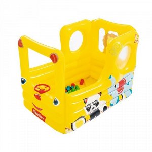 Центр игровой Fisher Price "Школьный автобус" 20 шаров, 137*96*96 см, от 2 лет.