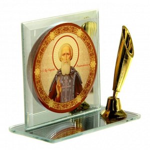 Подставка для ручки с иконой "Преподобный Сергий Радонежский"