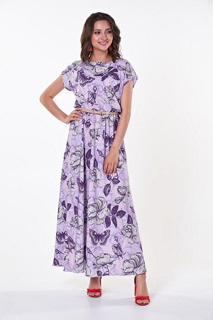 Платье Дарья №38.Цвет:сиреневый/фиолетовый