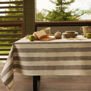 Скатерть SL HOME "Strictly" 300х140см, лен 100%, 260 гр/м2