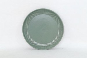 "Line green" Тарелка десертная 22см