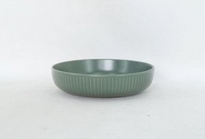 "Line green" Тарелка суповая 22см