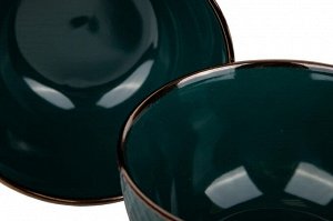 "Ornament" Deep green Салатник 14см