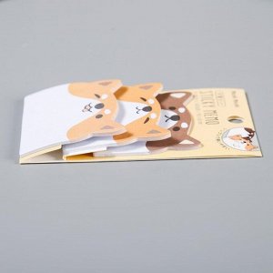 Блок стикер для записей "Dog ears" цв.желтый