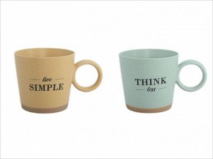 Кружка "Live simple Think less" 2в., 530мл