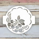 Трафарет для торта &quot;Вишня&quot; 14 см