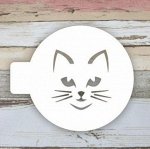 Трафарет кондитерский &quot;Кошка&quot; 10 см