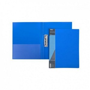 Папка с прижимом,"Хатбер Standard" синяя 17 мм 1/30 арт. AC4_00109