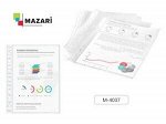 Файл вкладыш А5 30 мкм 100шт/уп &quot;Mazari&quot; глянц. арт. M-4037