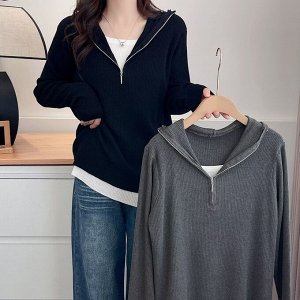 Кофта женская с капюшоном PLUS SIZE
