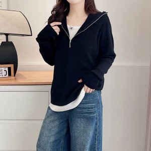 Кофта женская с капюшоном PLUS SIZE