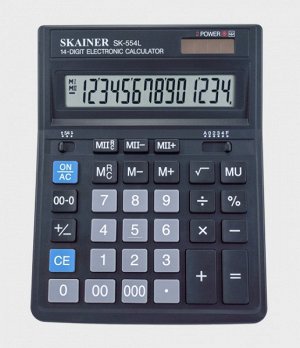 Калькулятор Skainer SK-554L 14 разрядный арт. SK-554L