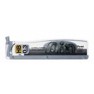 Грифель 0,3 мм "HB" "Pentel Ain Stein" 15 шт. (1/12) арт. C273-HB