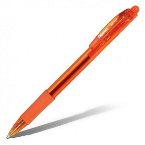 Ручка шарик "Pentel" 0.7мм автомат. оранжевая арт. BK417-F