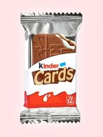 Вафельное печенье с молочной начинкой Kinder Cards T2 / Киндер Кардс 25,6 гр