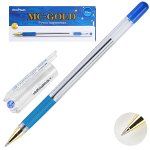 Ручка шарик &quot;MC Gold&quot; 0.5мм синяя (штрих код) (12/144/1728) арт. BMC-02