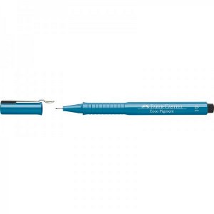 Ручка капиллярная "Faber-Castell Ecco Pigment" 0,1мм синяя 1/10 арт. 166151