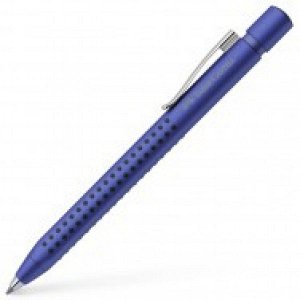 Ручка подар шарик "Faber-Castell Grip" 2011 корпус синий металлик 1/5 арт. 144153