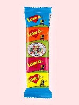 Жевательная резинка LOVE IS Мини Микс Лав из  21 гр