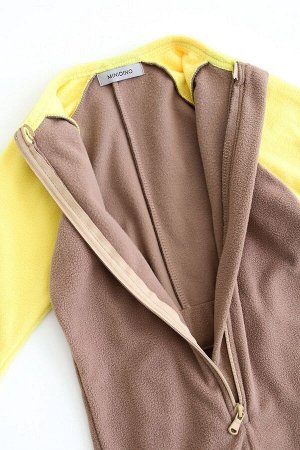 Комбинезон-поддева детский Colour block мокко