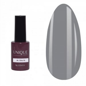 Unique Гель-лак Mr.Grey (8ml)