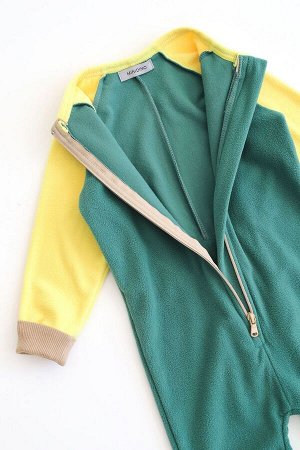 Комбинезон-поддева детский Colour block васаби