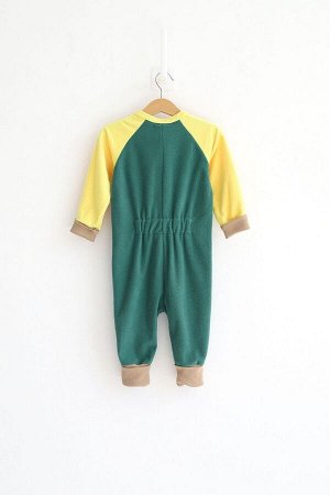 Комбинезон-поддева детский Colour block васаби