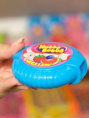 Wrigley Жевательная резинка со вкусом фруктов Hubba Bubba Mega Long Лента Хубба Бубба рулетка 56 гр