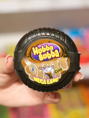 Жевательная резинка со вкусом колы Hubba Bubba Mega Long Cola / Лента Хубба Бубба рулетка 56 гр