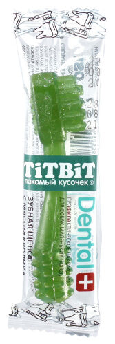 Лакомство д/соб. Dental+ Зубная щетка с кроликом д/мелк.пород 13гр 19887