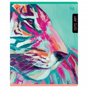 Тетрадь 80л., А5, клетка BG ""Cute art""