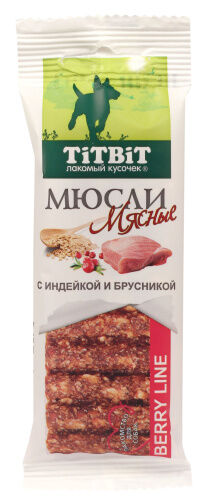 Мюсли Berry Индейка/Брусника 40гр *16   001226 001226