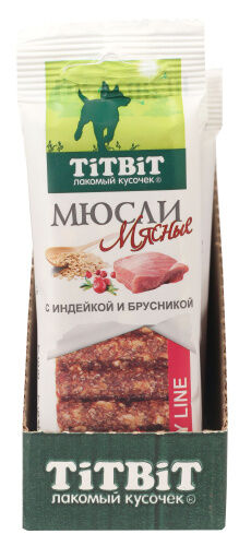 Мюсли Berry Индейка/Брусника 40гр *16   001226 001226