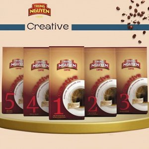 Кофе натуральный жареный МОЛОТЫЙ 250 гр. Creative № 1 Т.М. Чунг Нгуен