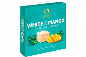 «O'Zera», шоколад белый с манго, 90 г