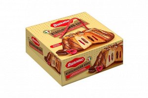 «Яшкино», кекс с вишнёвым джемом и шоколадным кремом, 500 г