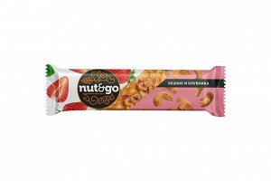 «Nut&Go», батончик «Кешью и клубника», 36 г (упаковка 18 шт)